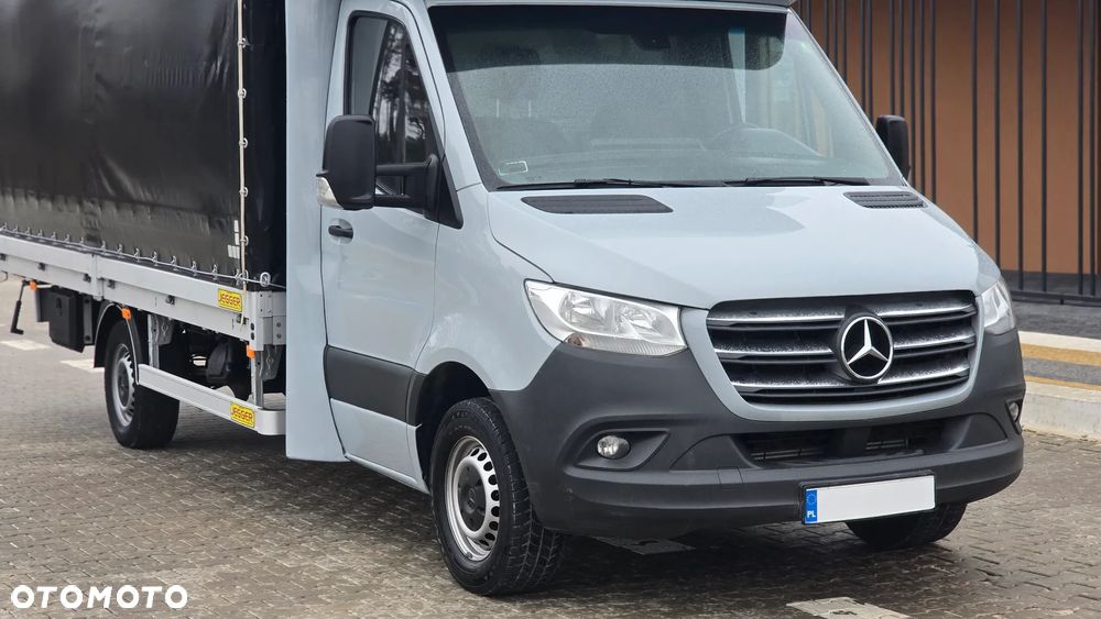 Mercedes-Benz SPRINTER 316 CDI 907❗ PLANDEKA 10 PALET / DRZWI Z TYŁU / DWIE WYSOKOSCI JAZDY / ZABUDOWA JEGGER / MAX ROZSTAW OSI / PODUSZKI PNEUMATYCZNE / SYPIALKA / RAMA / LAWETA / SALON POLSKA ❗❗ - 13