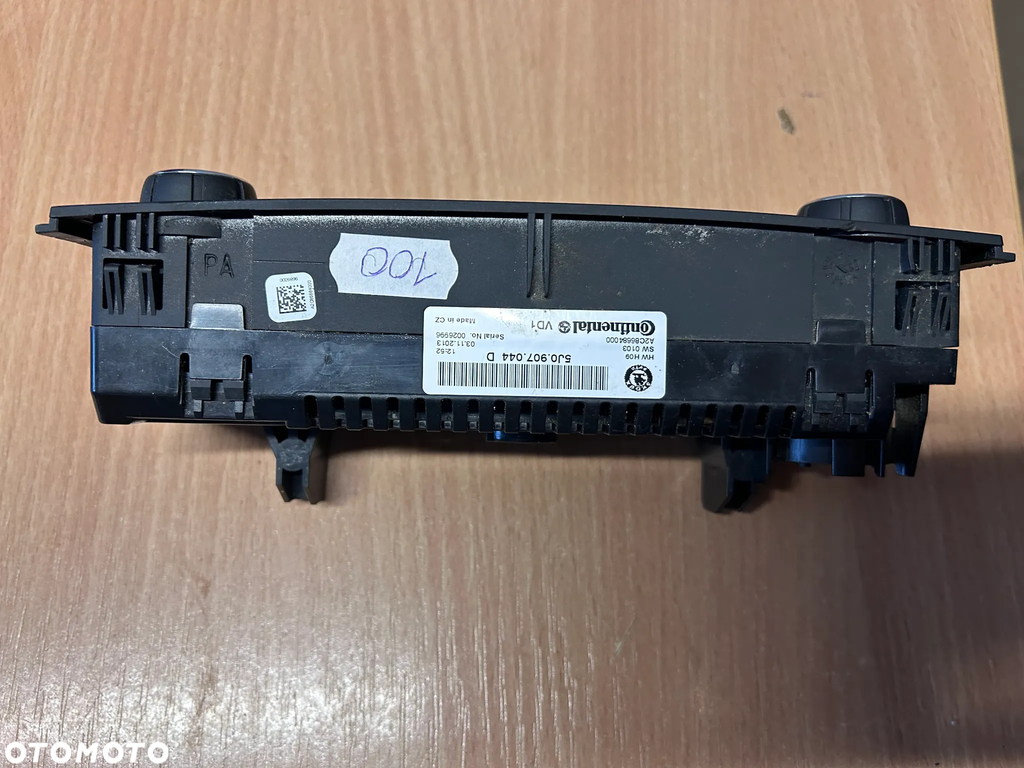 PANEL KLIMATYZACJI SKODA 5J0907044D - 3