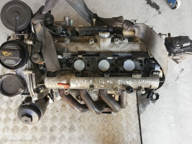 Motor Vw Seat Audi Skoda 1.6 Fsi 115cv Ref: BLP e BLF - 6
