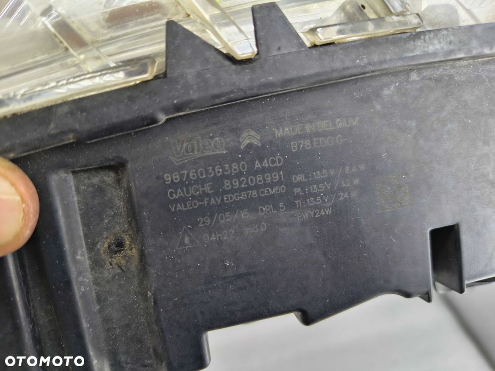 Lampa Lewa Przód Citroen C4 Picasso II 13-18 LED ORYGINAŁ - 5