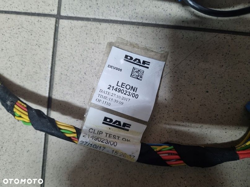 WIĄZKA INSTALACJA KAMERY GLOBA DAF XF 106 LIFT - 2