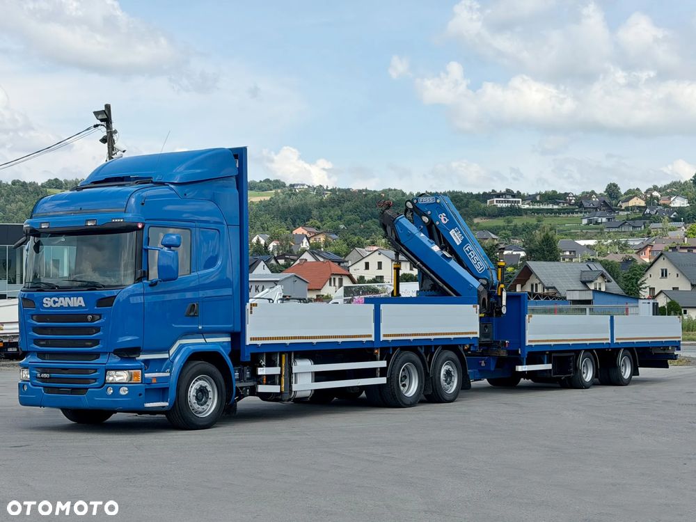 Scania R 450 * SKRZYNIA 6,60 m + FASSI F365 RA + PILOT + PRZYCZEPA - 4