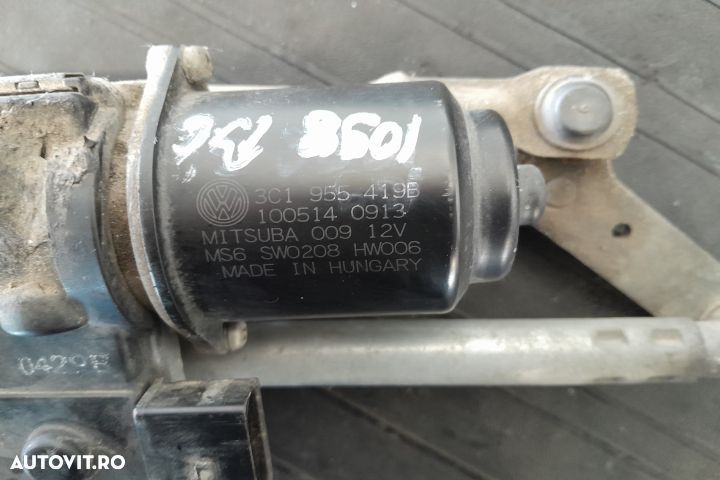 Ansamblu stergatoare parbriz volan pe stanga 3C1955419B 3C1955419B Vo - 4