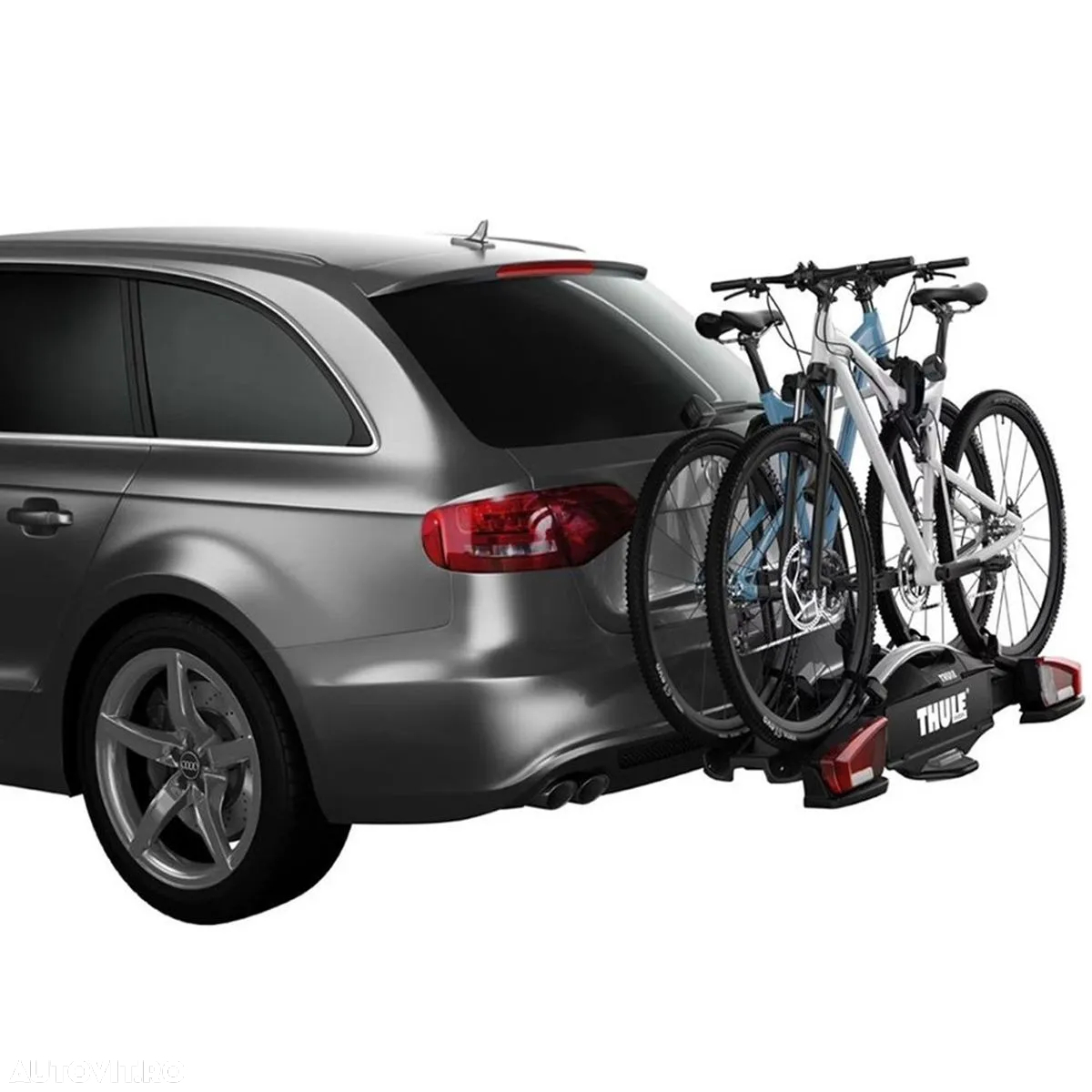 Suport biciclete Thule VeloCompact 924001 cu prindere pe carligul de remorcare, pentru 2 biciclete, 13-pini,Nou_Emitem Factura & Garantie, Pret Importator - 4