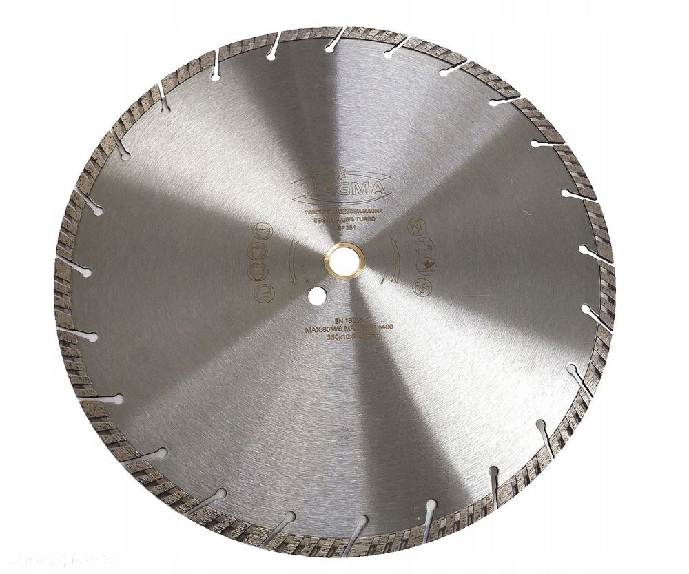 Tarcza diamentowa segmentowa turbo do cięcia betonu 350x25,4 - 2