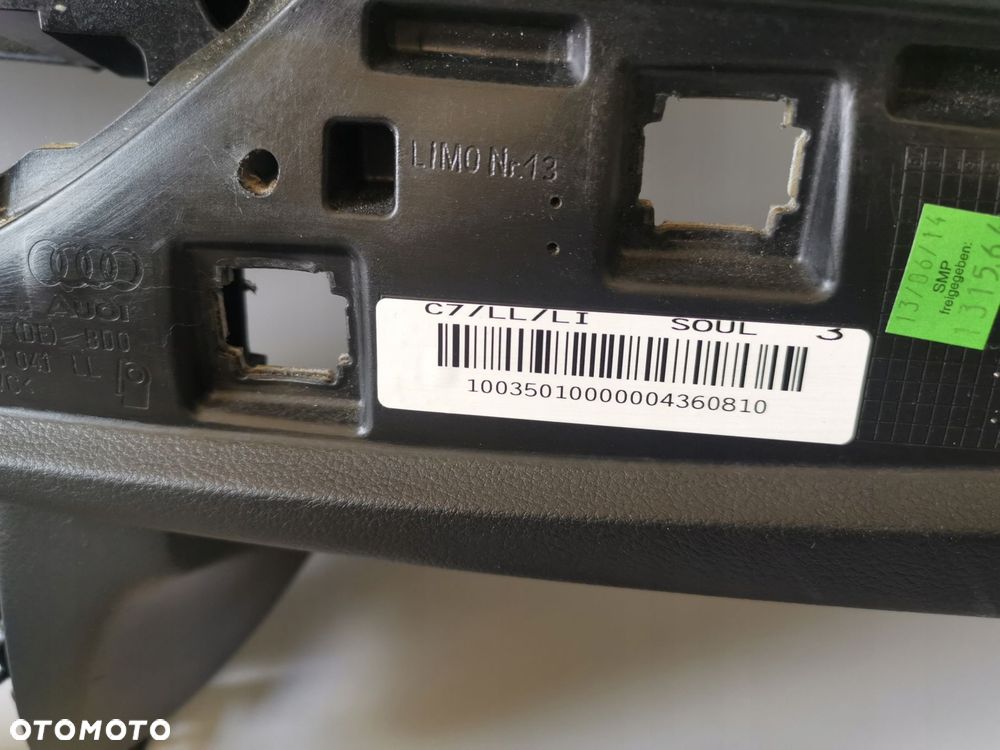 AUDI A6 C7 KONSOLA PODUSZKI PASY DESKA ORYGINAL USA KOMPLET SEDAN - 12