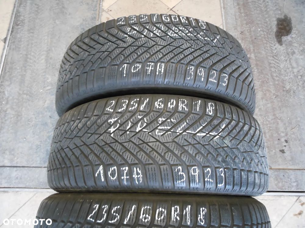 Opony 235/60r18 pirelli scorpion winter 2 2x6mm 2x5,5mm zima komplet - 3