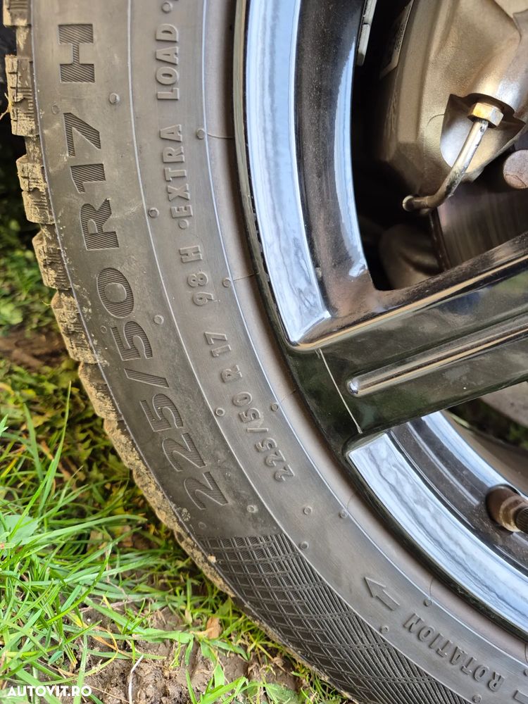 Vand set Jante R17 +Cauciucuri 225/50/R17 Iarna - 4