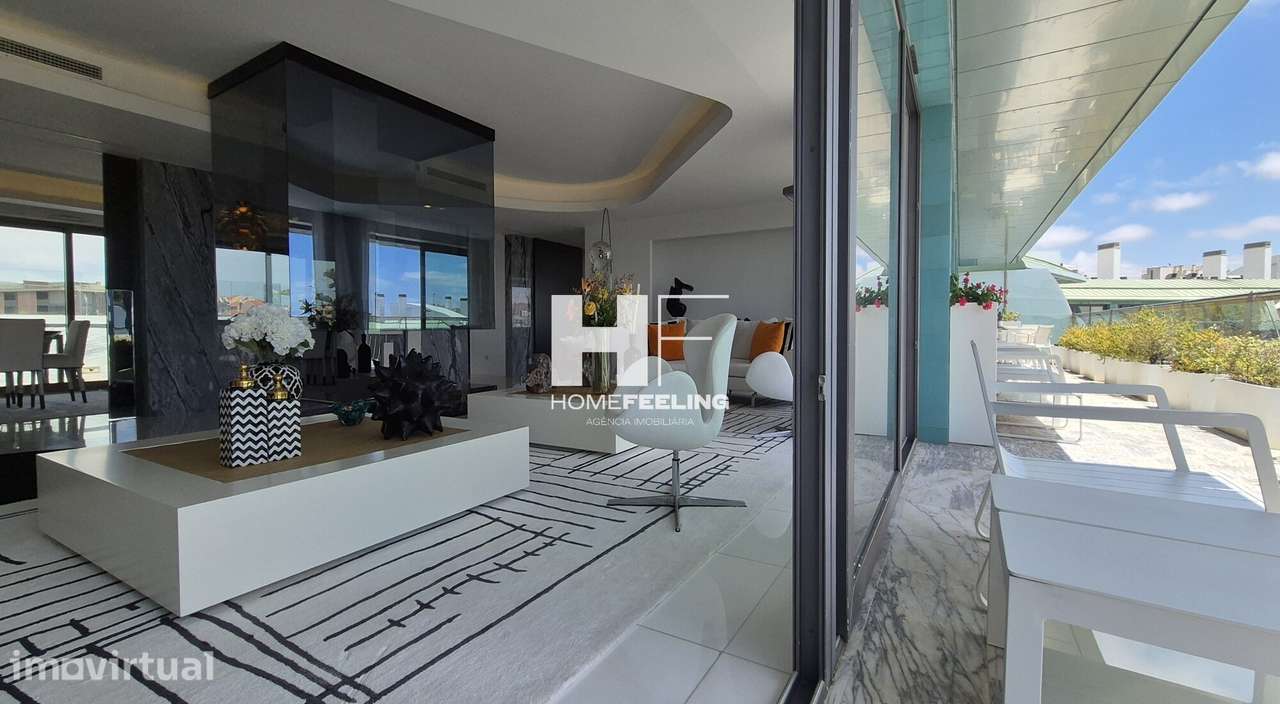CASCAIS / PENTHOUSE 1.000M2 de frente para o MAR 10 estacionamentos - Grande imagem: 4/59