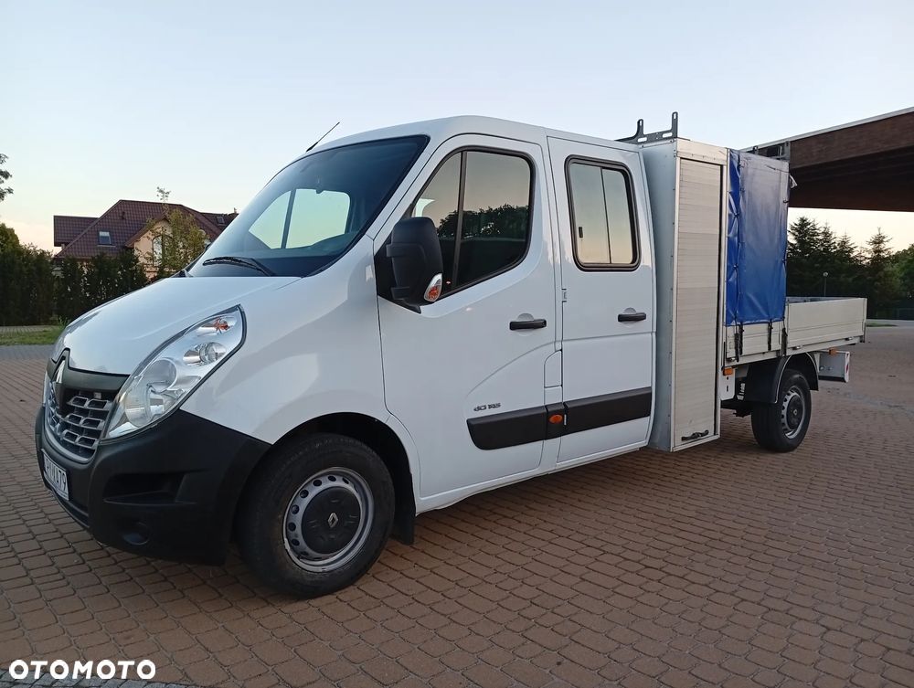 Renault Master !!! DOKA !!! BRYGADÓWKA 7 osobowy KLIMATYZACJA ! DMC 3500 kg ! Sprowadzony Zarejestrowany !!! Nie movano - 1