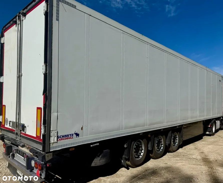 Schmitz Cargobull DOPPELSTOCK AGREGAT THERMO KING SL-200e EL.+DI. PRZEGRODA KOSZ PALETOWY OSIE SAF OŚ PODNOSZONA WAGA: 9291kg 2008 - 4