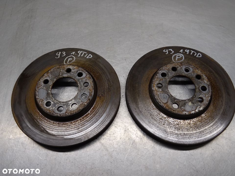SAAB 93 II KOMBI 1.9TID TARCZE HAMULCOWE PRZEDNIE PRZÓD - 1