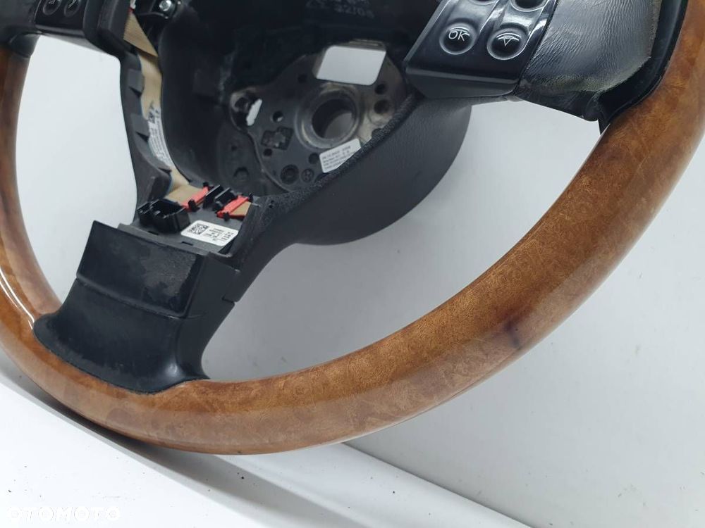 KIEROWNICA MULTIFUNKCJA VW PASSAT B6 DREWNO DREWNIANA 3C0419091K ORYGINAŁ - 3