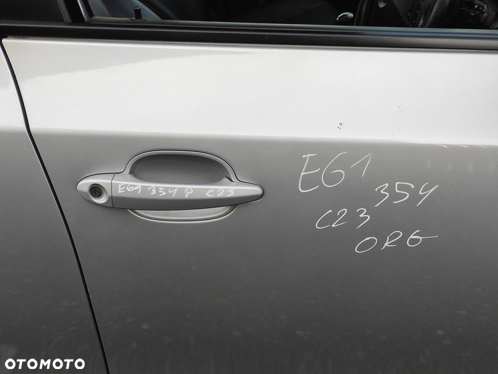 DRZWI PRAWY PRZÓD PRZEDNIE BMW E60 E61 354 TITANSILBER ORG LAKIER - 2