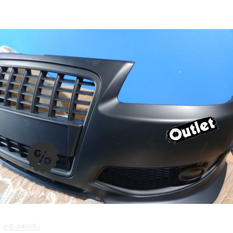 C002067C2 PARA-CHOQUES FRONTAL AUDI A3 8L 96-03 LOOK S LINE + GRELHA PRETA - 3