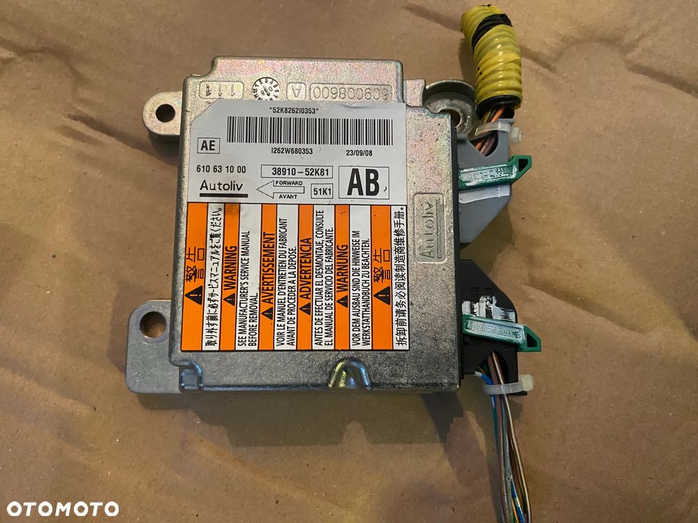 Airbag poduszka pasy napinacze Opel Agila B OE - 4