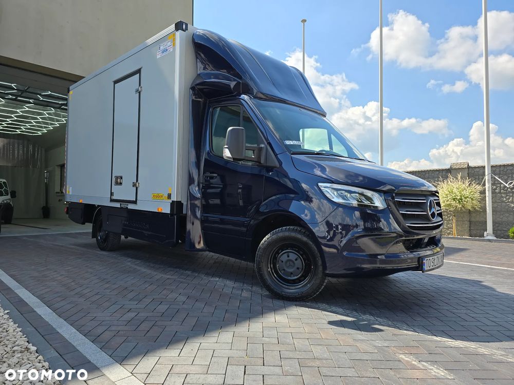 Mercedes-Benz SPRINTER 319 3.0 CDI KONTENER 4,28cmDługi 2,29cmSzero 2,24cmWysok + WINDA 750Kg 42Tyś km SERWIS DO OSTATNIEGO Km ASO MERCEDES-BENZ SALON PL STAN NOWY NOWY NOWY FABRYCZNA GWARANCJA - 5