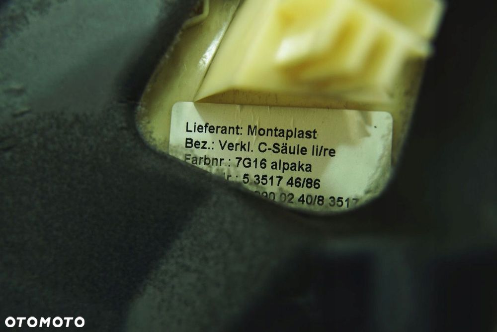 PODSUFITKA KPL KOLOR 7G16 ALPAKA MERCEDES CL W215 - 11