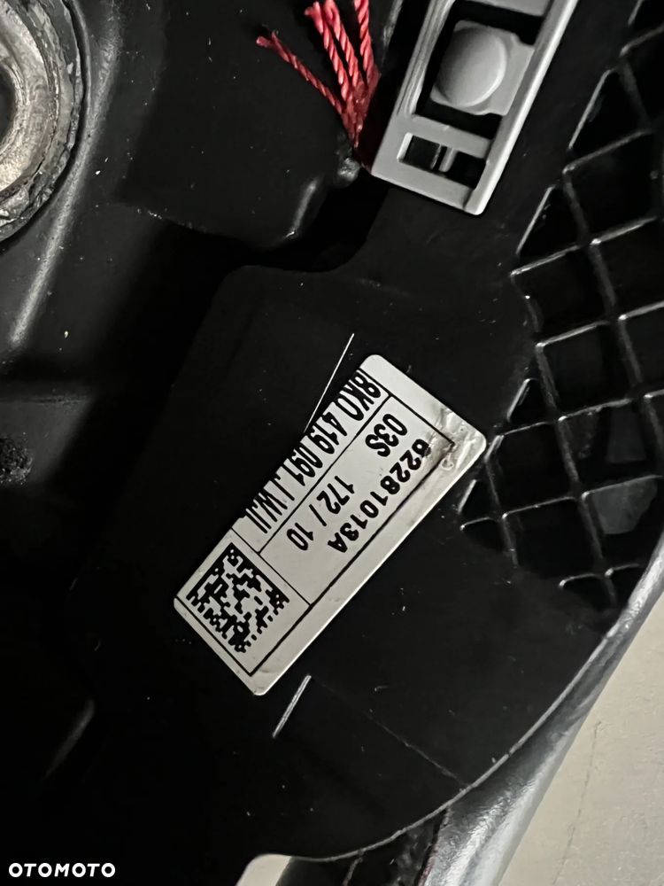 KIEROWNICA SKÓRA MULTI AUDI S4  8K0419091J  B8 CZERWONA NITKA - 7