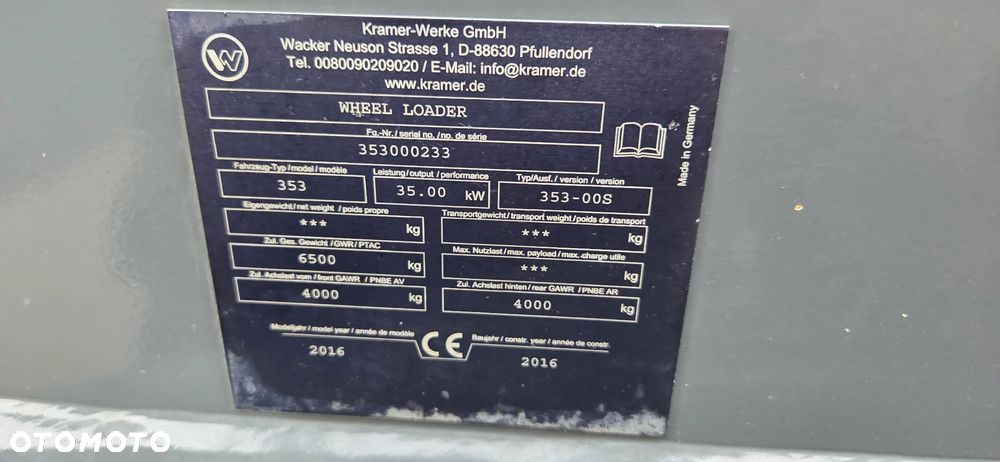 Kramer 5075, 2016 rok, tylko 1420 Mtg!!!, z Niemiec! bez DPF! - 8