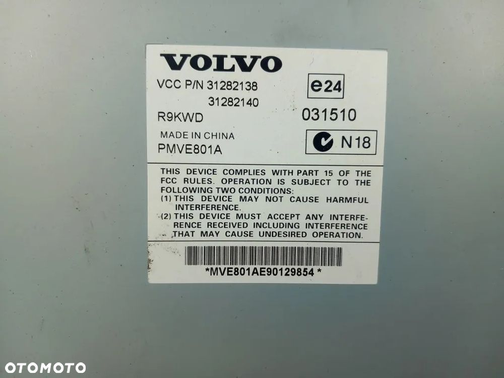 wzmacniacz radia volvo s50 v50 2010r 31282138 - 2