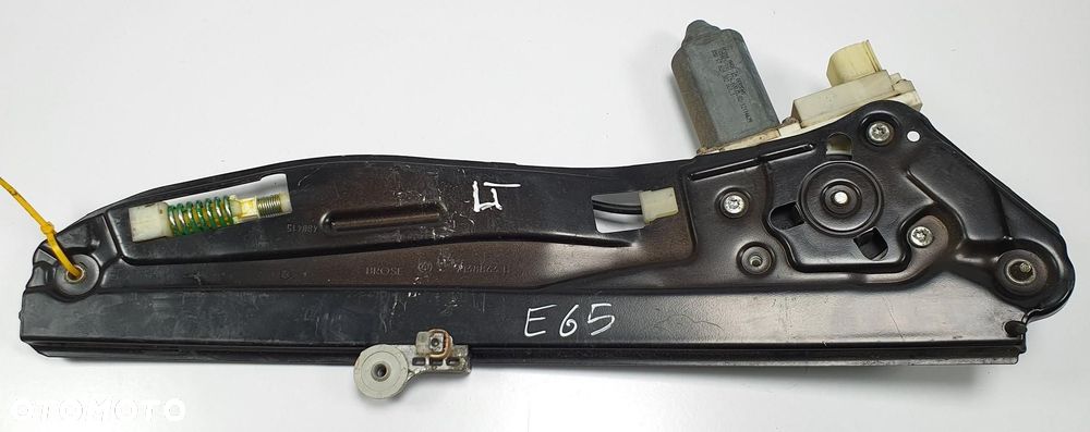 MECHANIZM PODNOŚNIK SZYBY LEWY TYŁ BMW E65 7138863 - 1