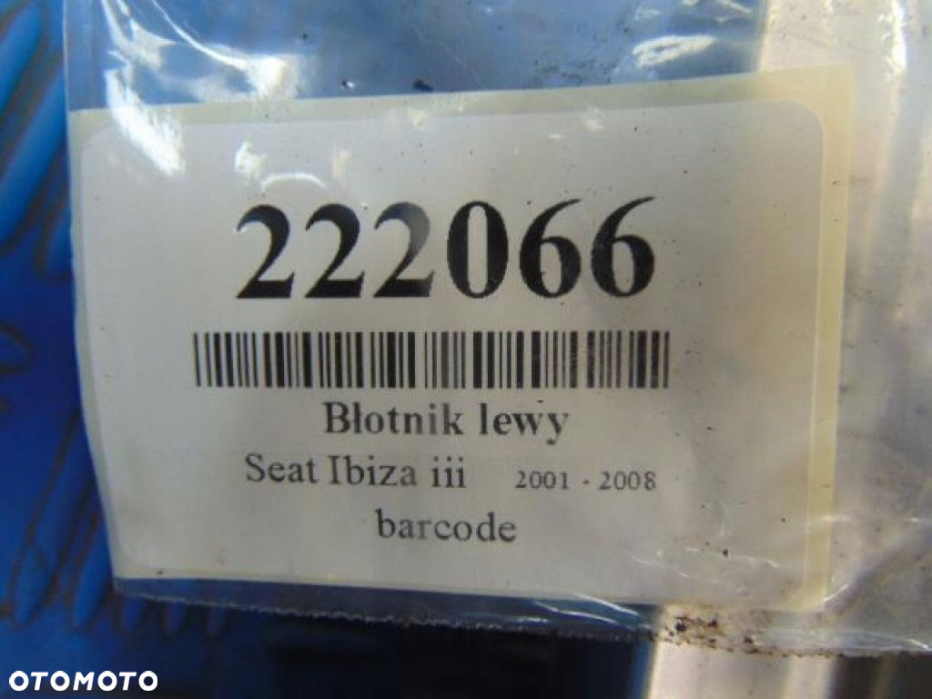SEAT IBIZA III BŁOTNIK LEWY KOD LAKIERU L1/S7N - 7