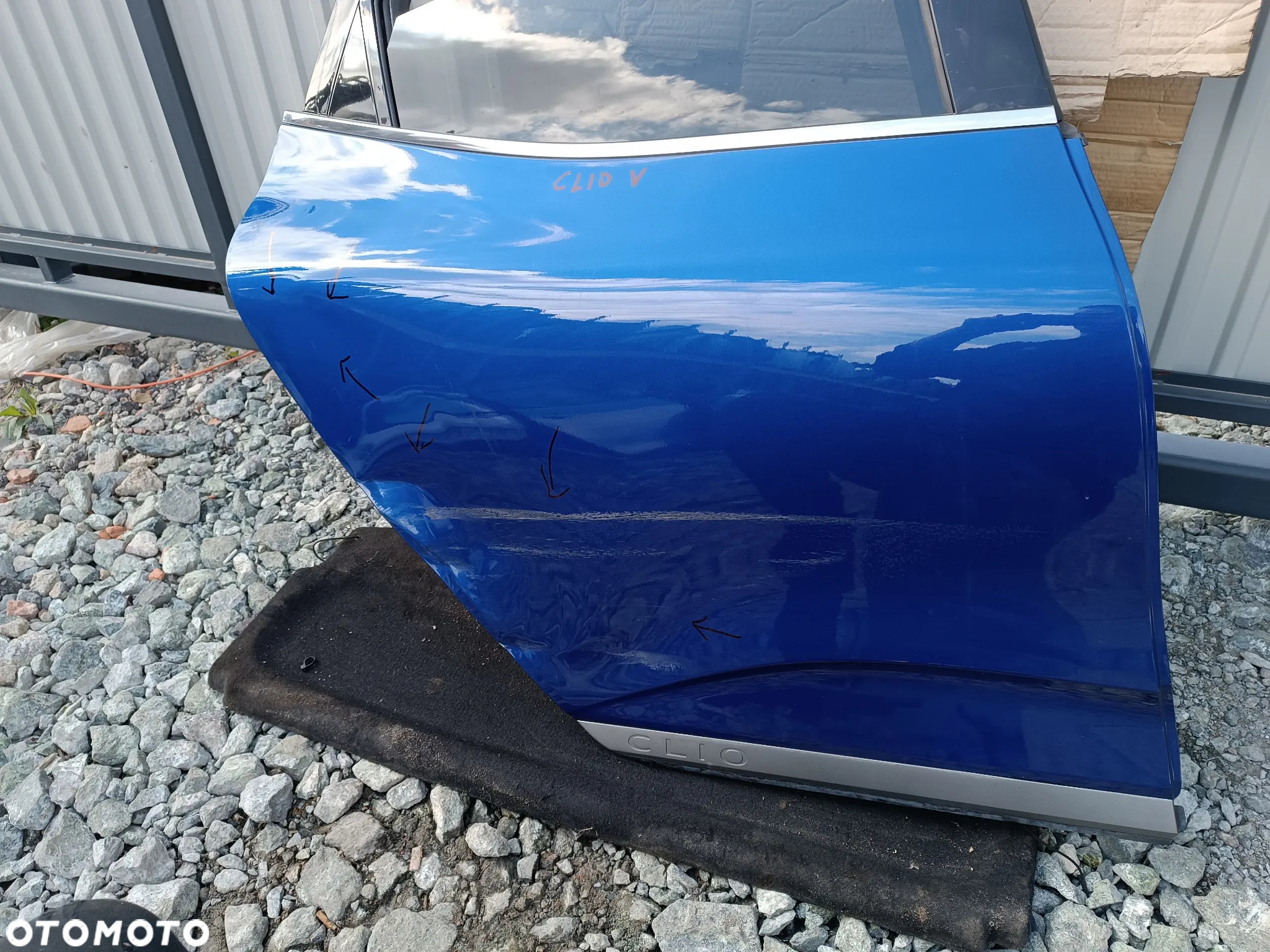 DRZWI PRAWY TYŁ PRAWE TYLNE RENAULT CLIO V - 7