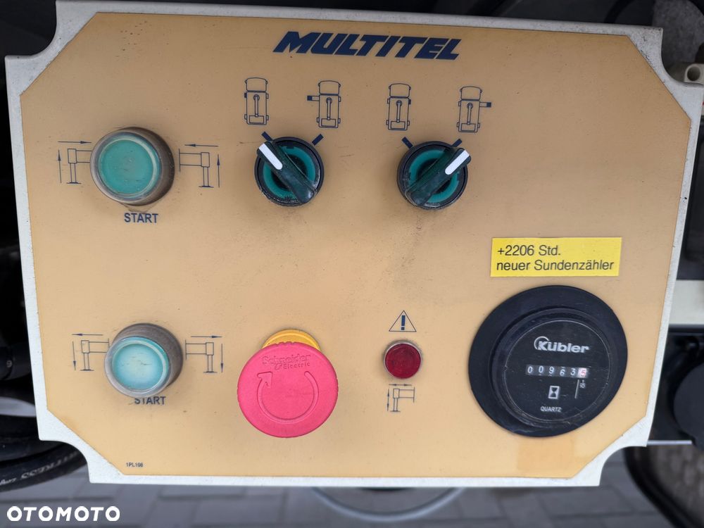 Nissan Podnośnik Koszowy Multitel MJ 201 21 Metrów 13 w Bok Tylko 960 MTH ! Kosz 225  KG! Zwyżka! Ogon  ! UDT! jak Wumag Ruthmann GSR - 31