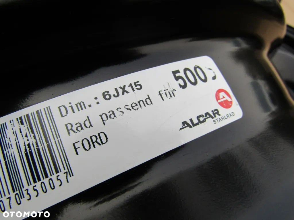 Felgi 15 Ford EcoSport B-MAX KA + Plus Fiesta Fusion Focus MK7 MK8 + TPMS - 16