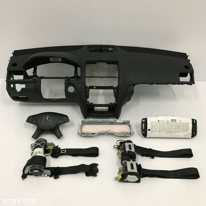 W204 KONSOLA DESKA AIRBAG PODUSZKI PASY ORG - 1