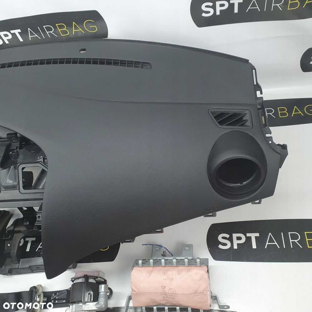 MAZDA 3 DESKA ROZDZIELCZA KONSOLA KOKPIT PULPIT PODUSZKI AIRBAG AIR BAG PASY KIT SET - 4