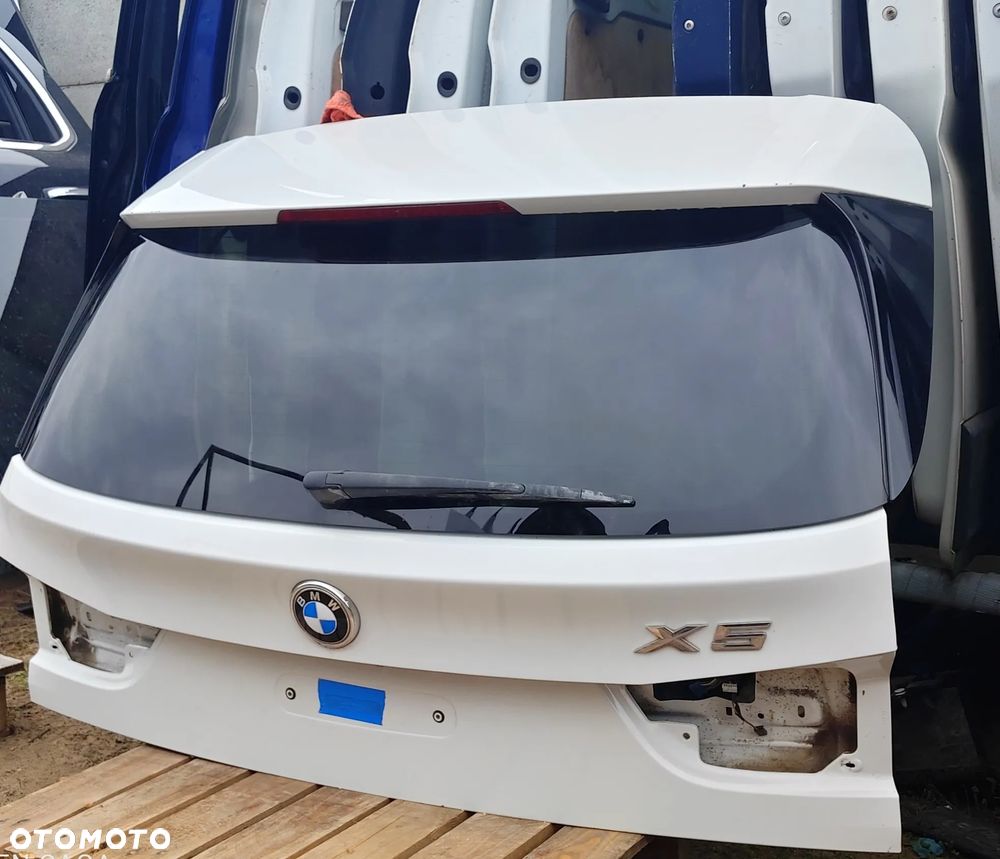 Klapa Bagażnika Tył Tylna Biała BMW X5 F15 Z Kamerą Cofania