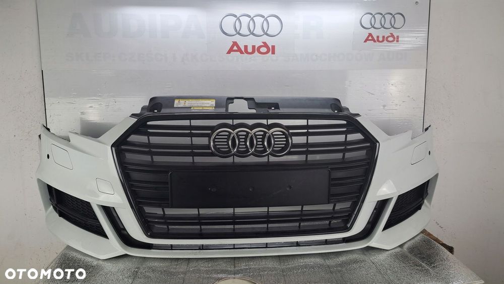 ZDERZAK AUDI A3 8V 8V5 2017-2021 S-LINE LIFT PO LIFCIE SEDAN BLACK-LINE - 1