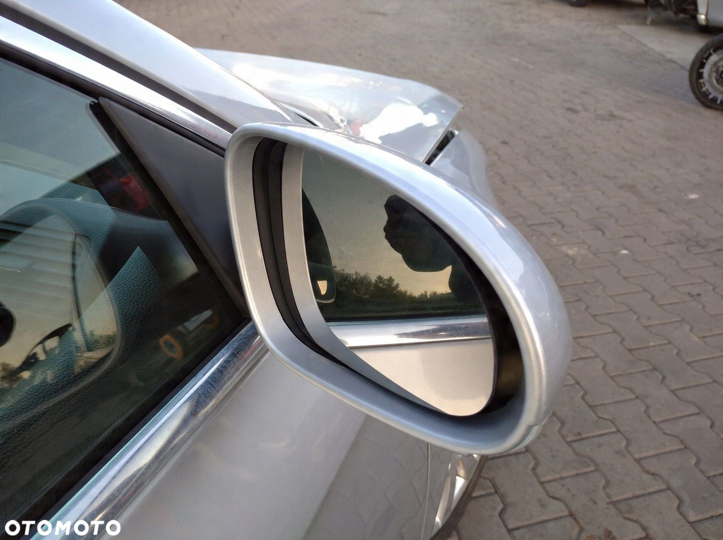 VW PASSAT B6 3C LUSTERKO PRAWE ELEKTRYCZNE LA7W SREBRNE 6 PIN EU EUROPA - 8