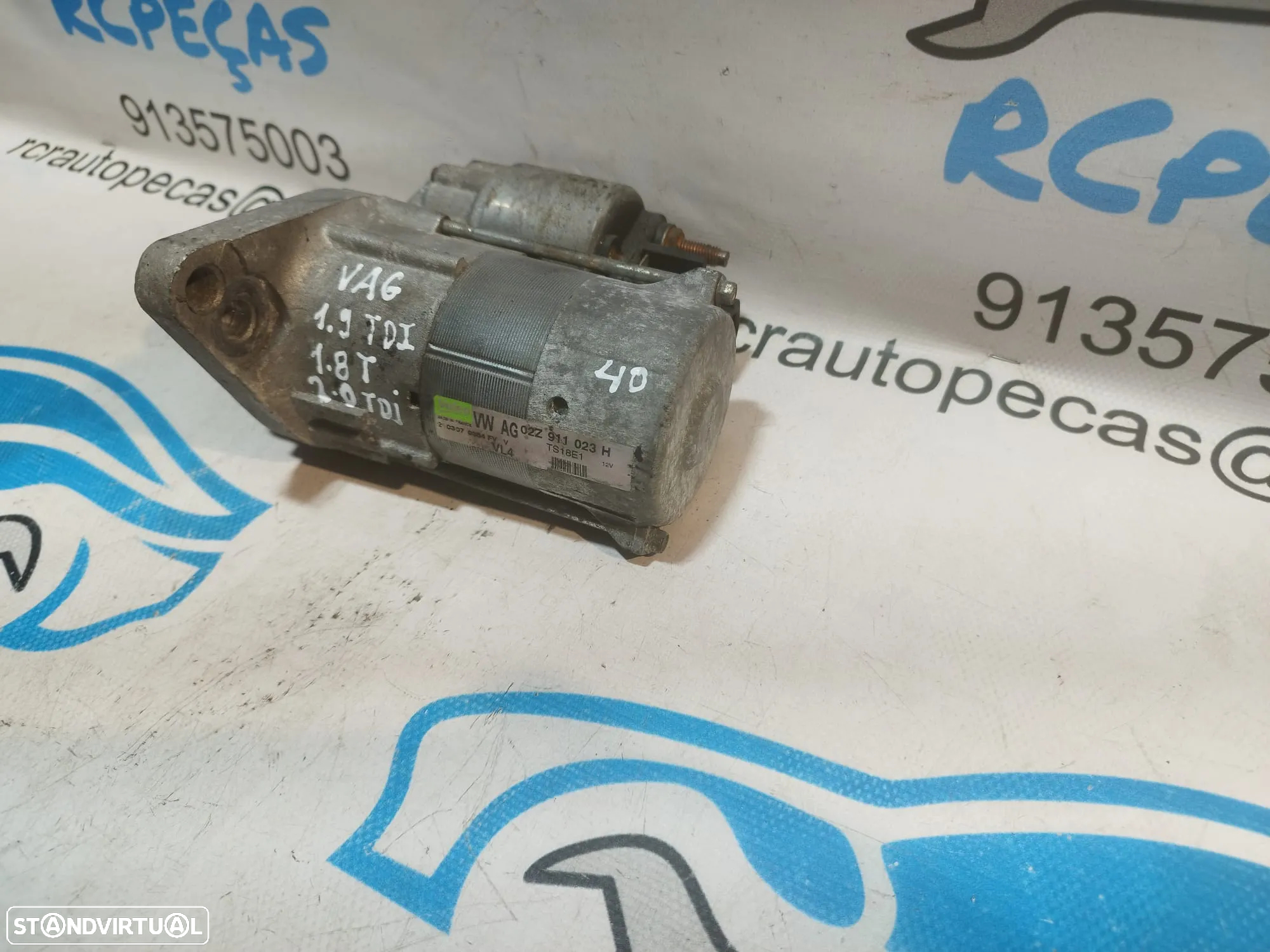MOTOR ARRANQUE AUDI A3 8P 02Z911023H 02Z911023 ALTEA LEON IBIZA TOLEDO CORDOBA VOLKSWAGEN GOLF GOLF PLUS CADDY TOURAN SKODA OCTAVIA FABIA ROOMSTER - 4