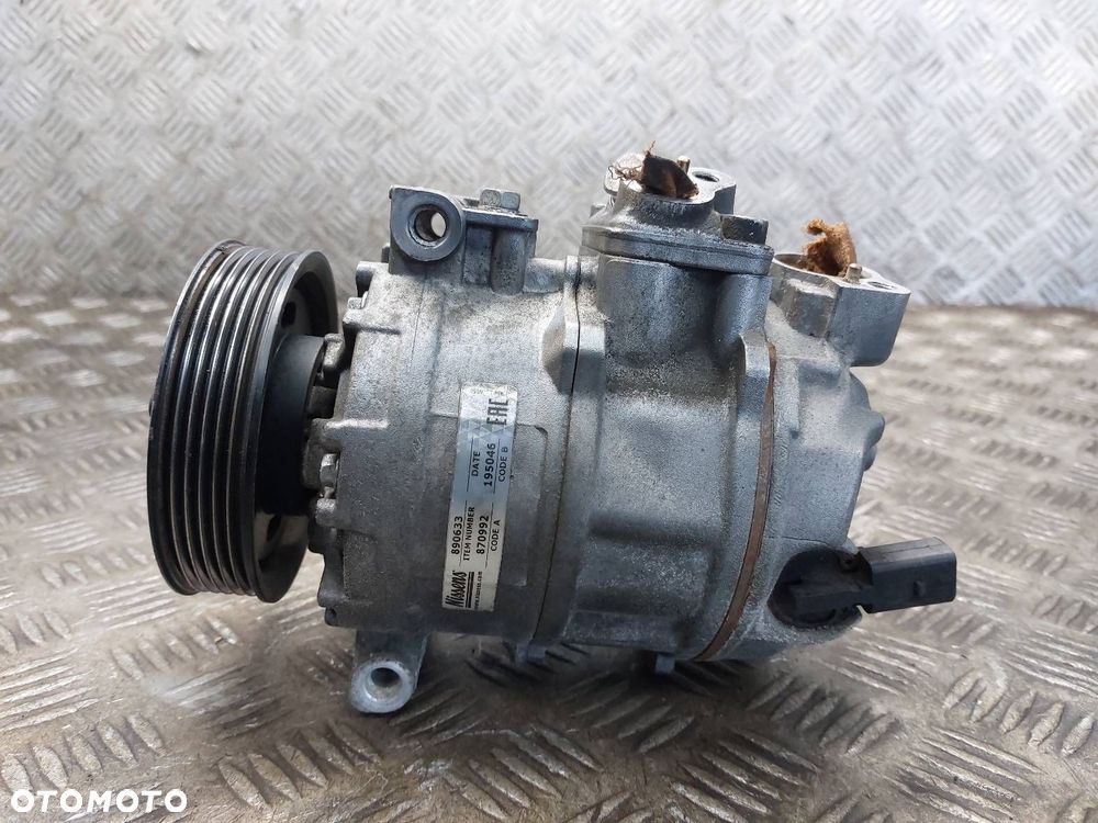 SPRĘŻARKA KOMPRESOR KLIMATYZACJI PASSAT B7 2.0 TDI NISSENS 890633 ID:237082 - 1