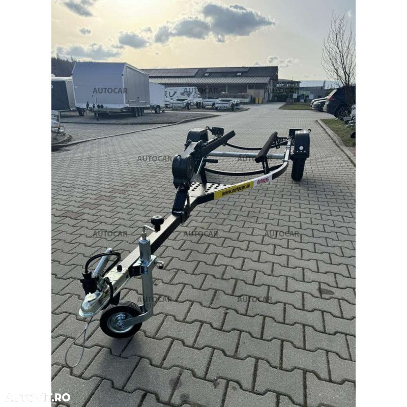 Autocar Remorca transport scuter nefranata cu o singura axa P750-skuter Lux - 2
