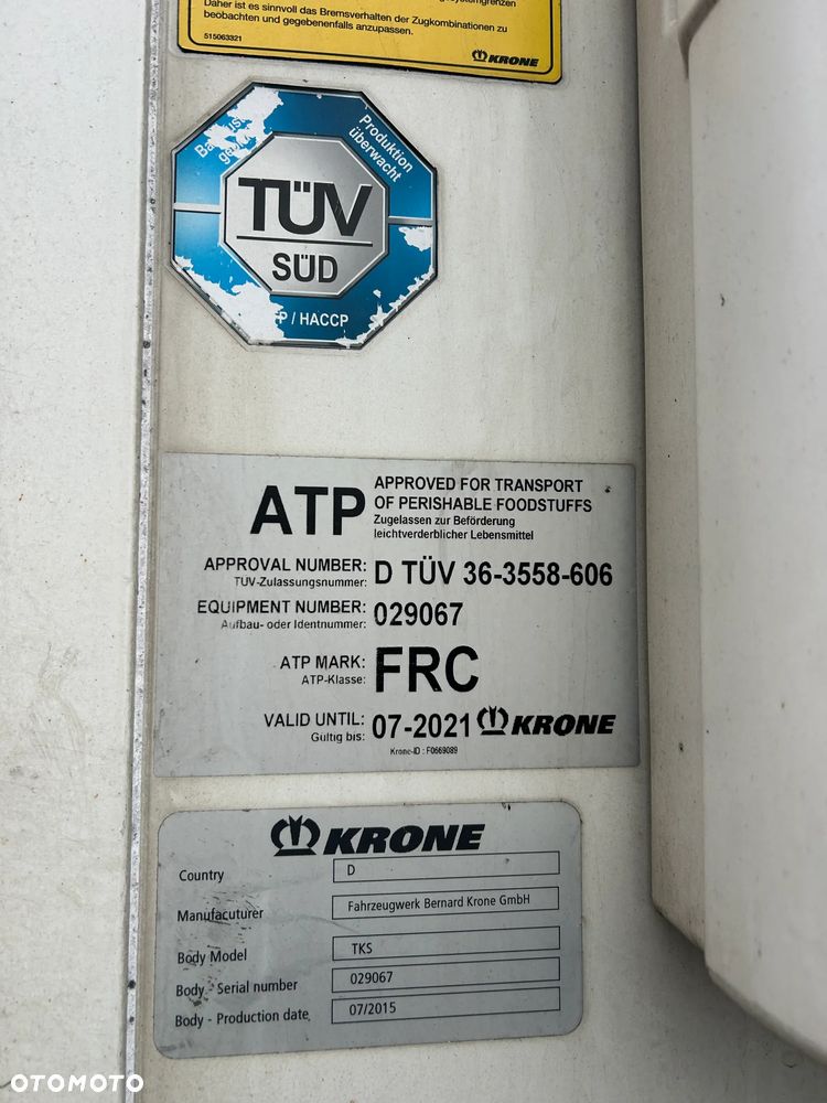 Krone CHŁODNIA DOPPELSTOCK, CARRIER 1550 - 9