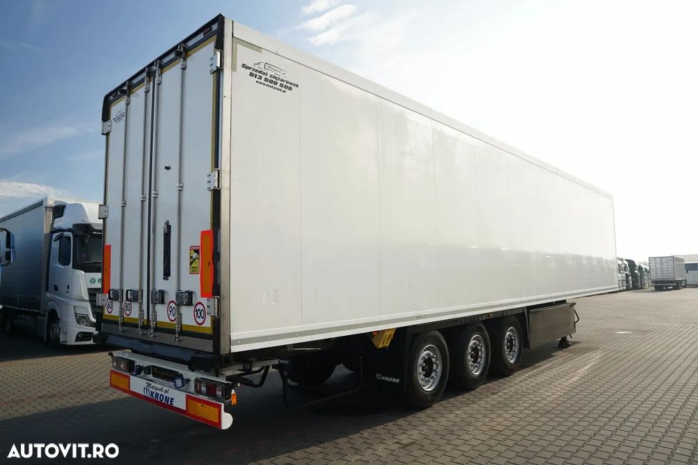 Krone AUTOCĂMINTE FRIGORIFER / THERMO KING SLXe 300 / AXĂ RIDICATĂ / SAF / COȘ PENTRU PALEȚI - 10