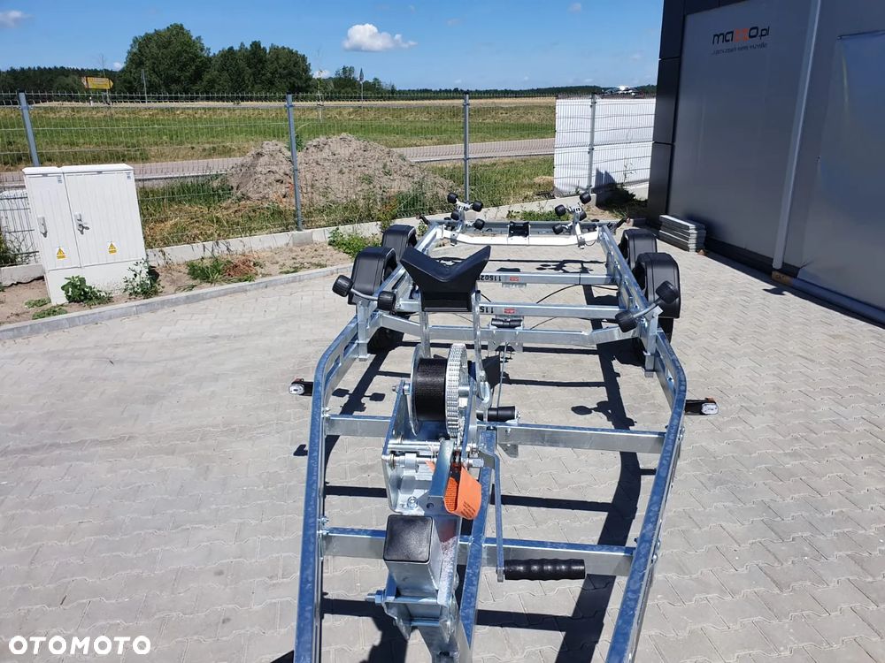 Brenderup Przyczepa pod łodziowa na rolkach 7 m DMC2500kg łożyska wodoodporne MOCNA I SOLIDNA PRZYCZEPA PODŁODZIOWA - 5