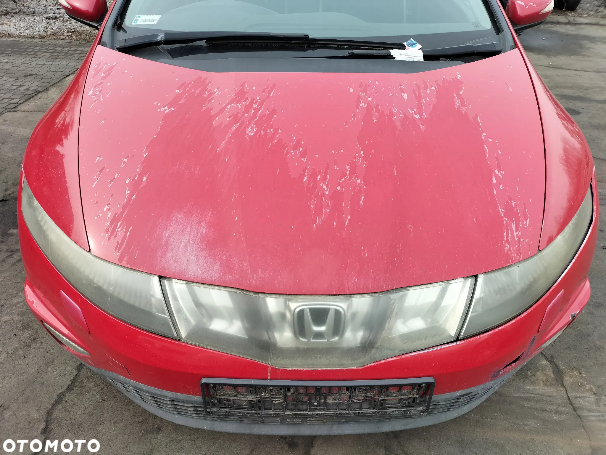 CAŁE AUTO NA CZĘŚCI KIEROWNICA Z PODUSZKA RADIO PANEL KLIMATYZACJI DASZEK PRZECIWSŁONECZNY HONDA CIVIC VIII UFO - 5