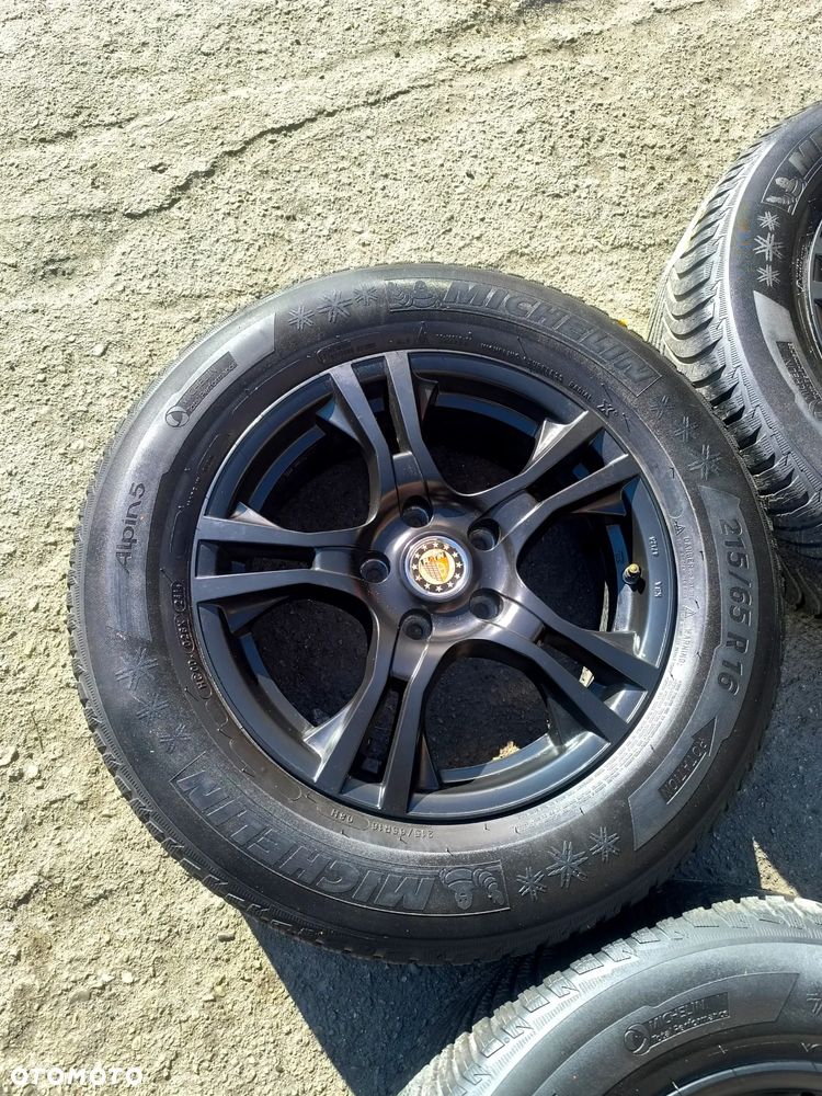 5x114,3 Felgi Aluminiowe Alufelgi 5x114 Koła Zimowe Zima RENAULT KADJAR NISSAN QASHQAI XTRAIL JUKE MITSUBISHI OUTLANDER ASX MAZDA MPV KIA SPORTAGE HYUNDAI IX35 TUCSON SANTA FE TOYOTA RAV4 SUZUKI GRAND VITARA DACIA DUSTER HONDA CRV CITROEN C4 AIRCROSS 7mm Legnica ALU-RAD Czarne 215/65 - 6