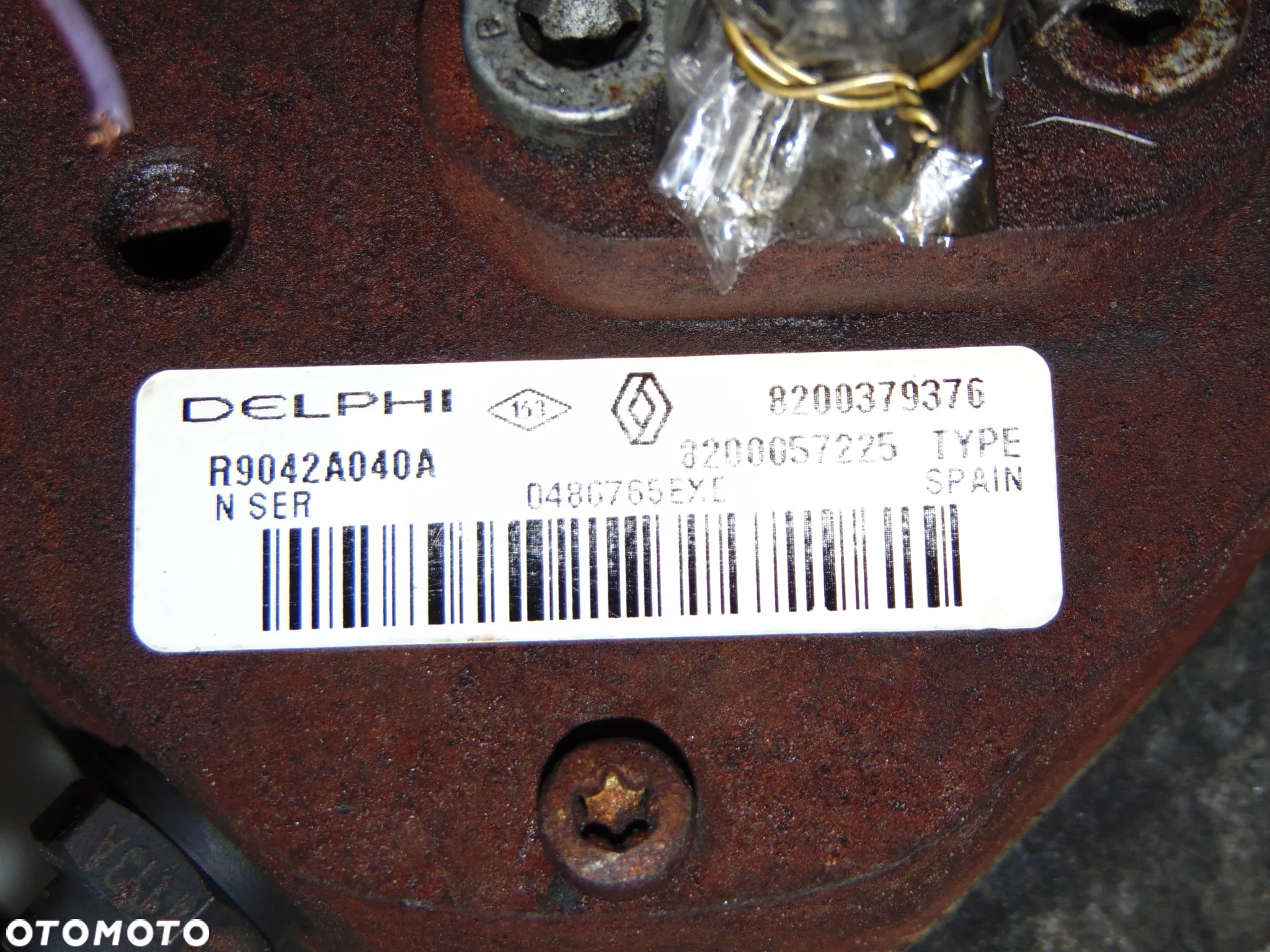ORYGINAŁ pompa wtryskowa paliwa 8200379376 8200057225 R9042A040A Renault Megane Scenic Clio Kangoo 2 II diesel 1.5 DCI - 2