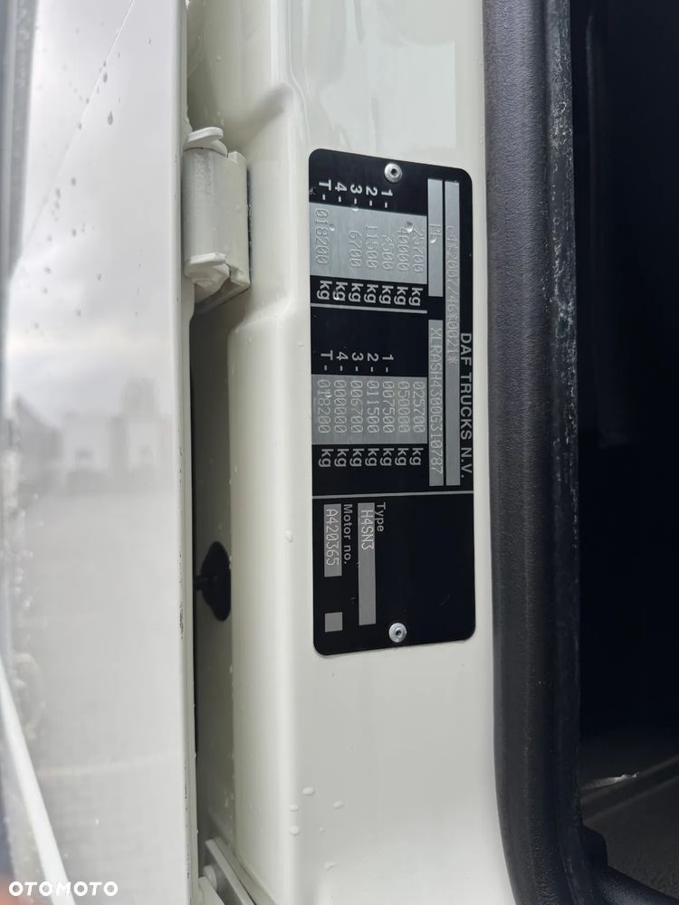 DAF XF480 6x2 + WECON - ZESTAW TANDEM PRZEJAZDOWY 7,7+7,7 - 40