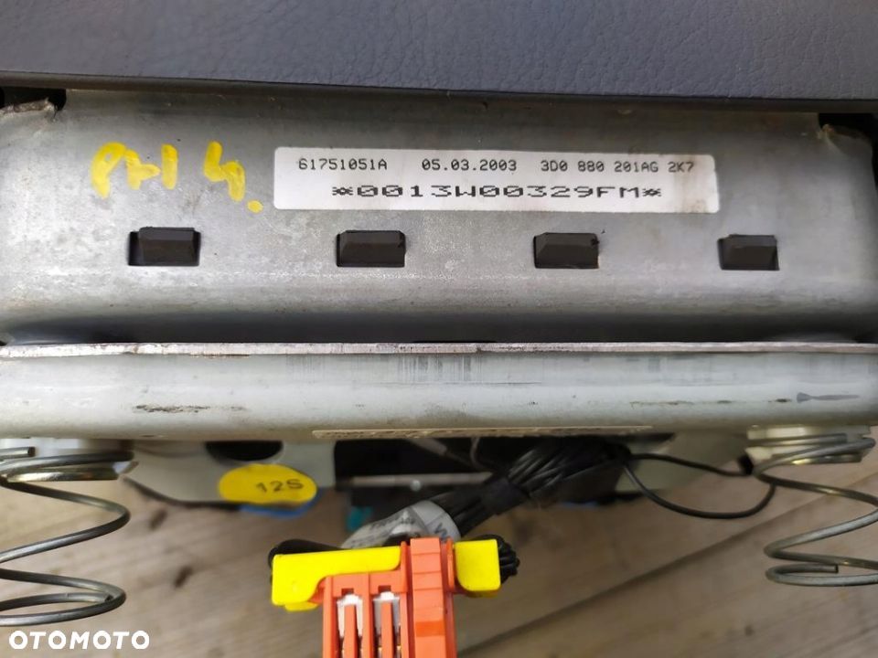 VOLKSWAGEN PHAETON PODUSZKA KIEROWNICY ANTHRAZIT - 7