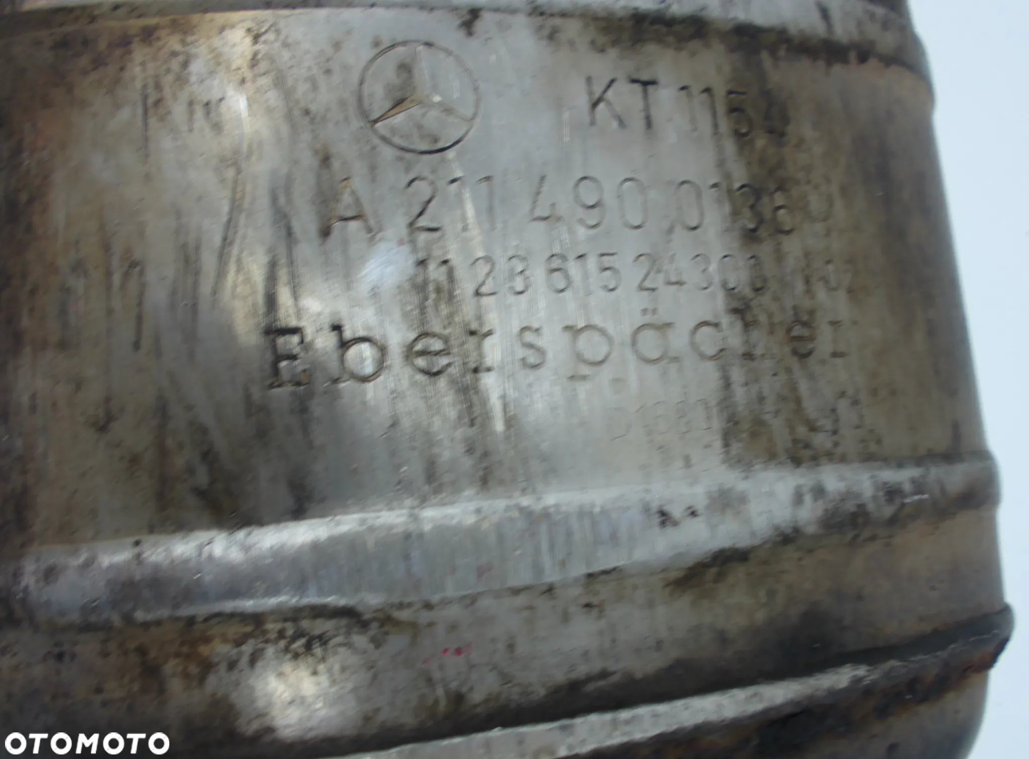 Mercedes klasa E 2.7 CDI W 211 Kompletny wydech Tłumik Katalizator części - 7