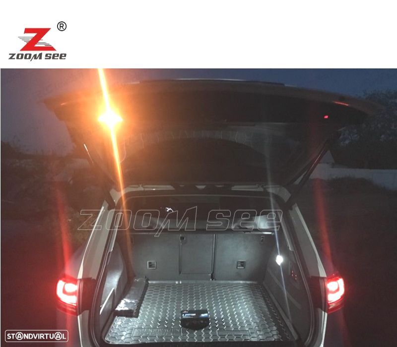 KIT COMPLETO DE 23 LÂMPADAS LED INTERIOR PARA TOUAREG II 7P 7P5 7P6 10- - 4