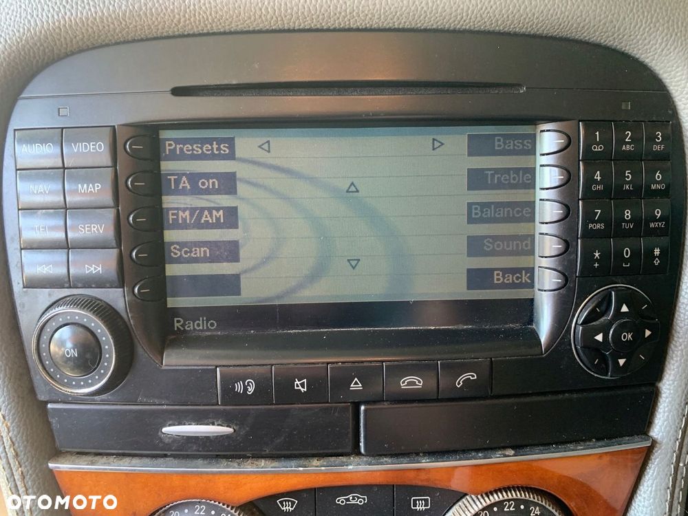 COMAND NAWIGACJA RADIO MERCEDES SL R230 EUROPA - 5