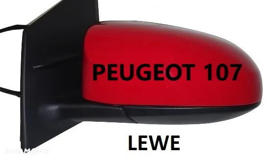 LUSTERKO PEUGEOT 107 108 207 208 301 308 407 408 2008 3008 4008 5008 DOWOLNY KOLOR - 3